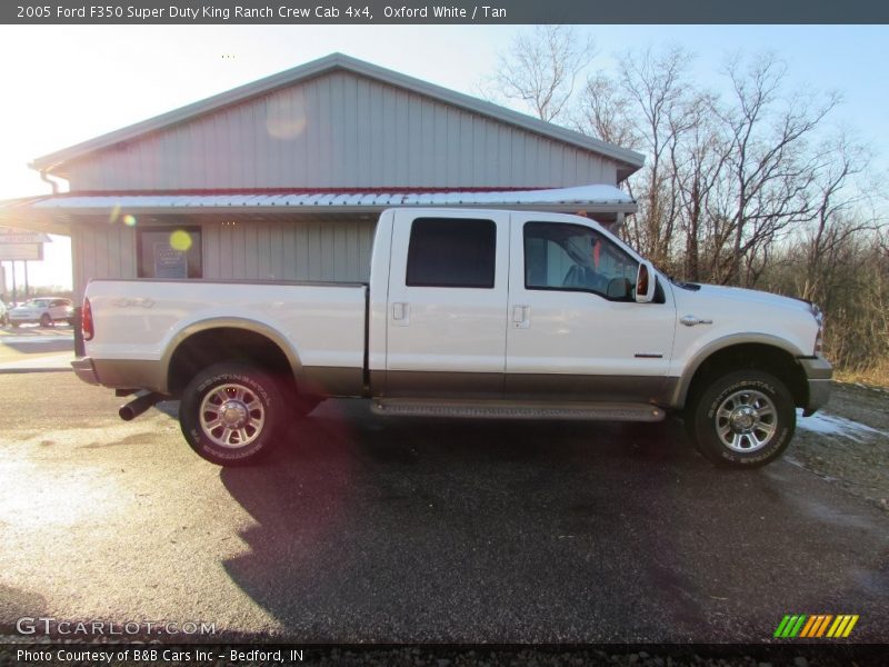 Oxford White / Tan 2005 Ford F350 Super Duty King Ranch Crew Cab 4x4