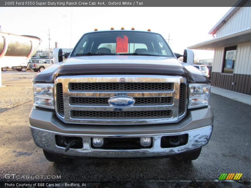 Oxford White / Tan 2005 Ford F350 Super Duty King Ranch Crew Cab 4x4