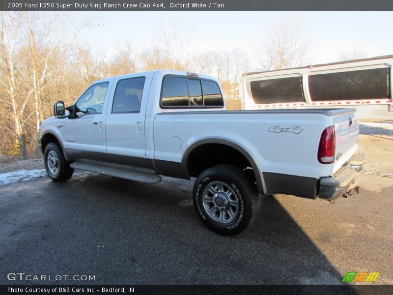 Oxford White / Tan 2005 Ford F350 Super Duty King Ranch Crew Cab 4x4