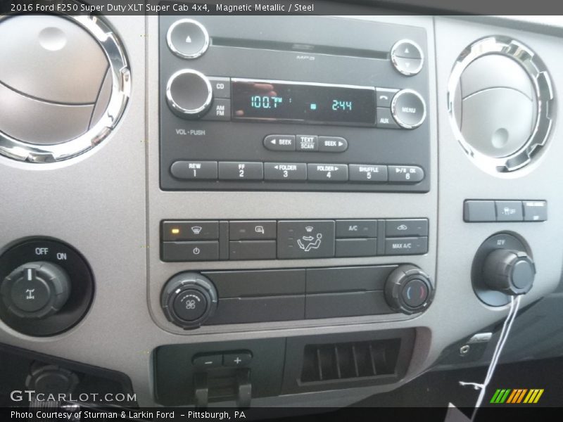 Magnetic Metallic / Steel 2016 Ford F250 Super Duty XLT Super Cab 4x4