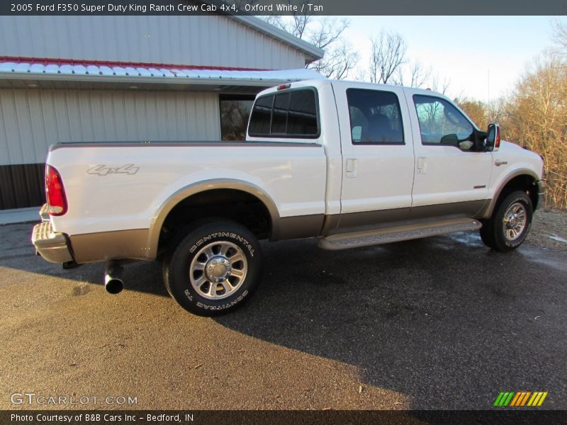 Oxford White / Tan 2005 Ford F350 Super Duty King Ranch Crew Cab 4x4