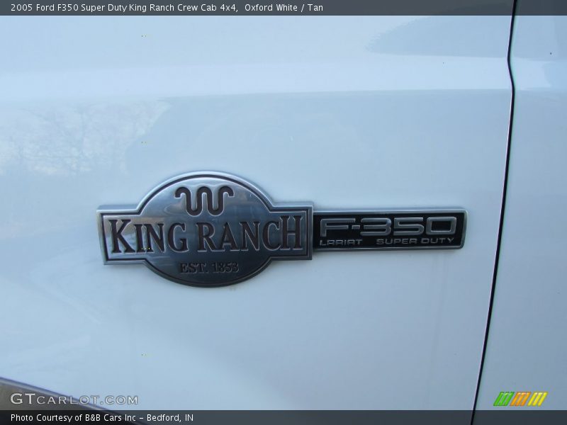 Oxford White / Tan 2005 Ford F350 Super Duty King Ranch Crew Cab 4x4