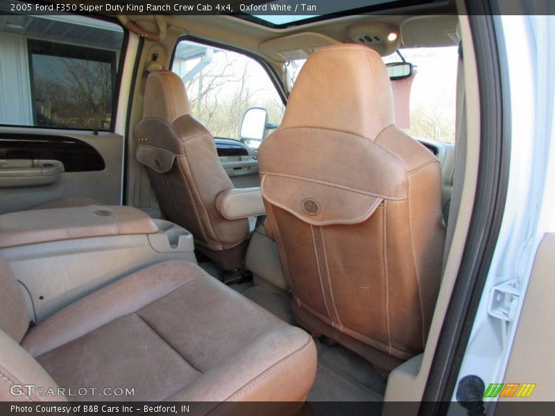 Oxford White / Tan 2005 Ford F350 Super Duty King Ranch Crew Cab 4x4