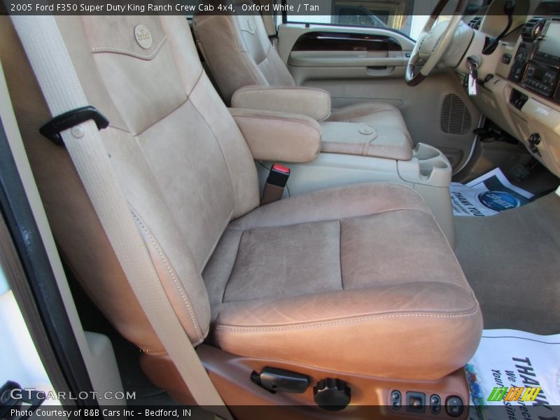 Oxford White / Tan 2005 Ford F350 Super Duty King Ranch Crew Cab 4x4