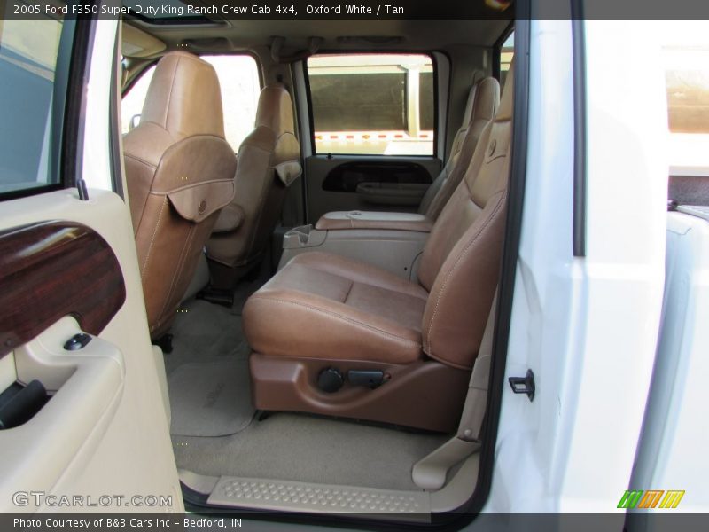 Oxford White / Tan 2005 Ford F350 Super Duty King Ranch Crew Cab 4x4