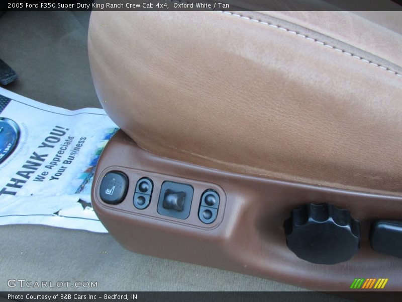 Oxford White / Tan 2005 Ford F350 Super Duty King Ranch Crew Cab 4x4