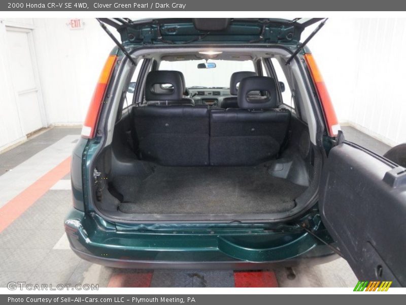 Clover Green Pearl / Dark Gray 2000 Honda CR-V SE 4WD