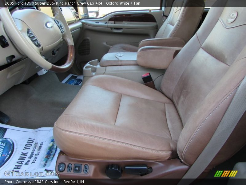 Oxford White / Tan 2005 Ford F350 Super Duty King Ranch Crew Cab 4x4