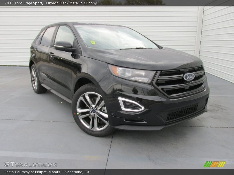 Tuxedo Black Metallic / Ebony 2015 Ford Edge Sport