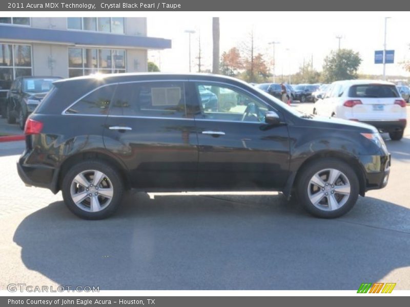 Crystal Black Pearl / Taupe 2011 Acura MDX Technology