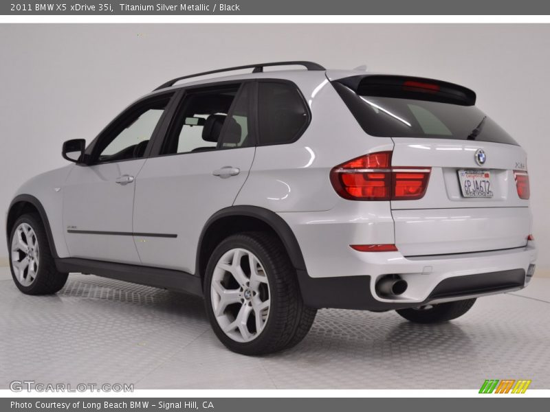 Titanium Silver Metallic / Black 2011 BMW X5 xDrive 35i