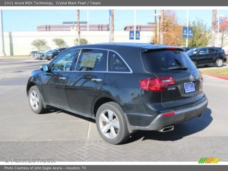 Crystal Black Pearl / Taupe 2011 Acura MDX Technology