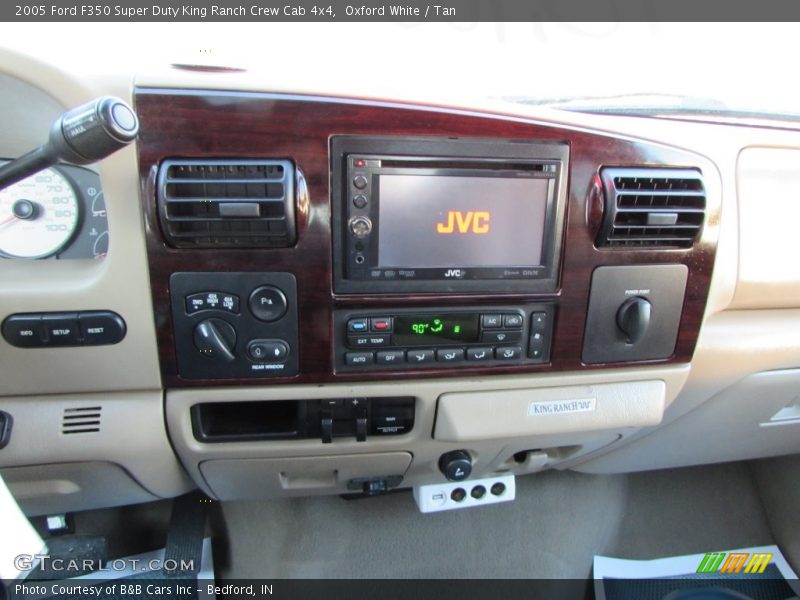 Oxford White / Tan 2005 Ford F350 Super Duty King Ranch Crew Cab 4x4