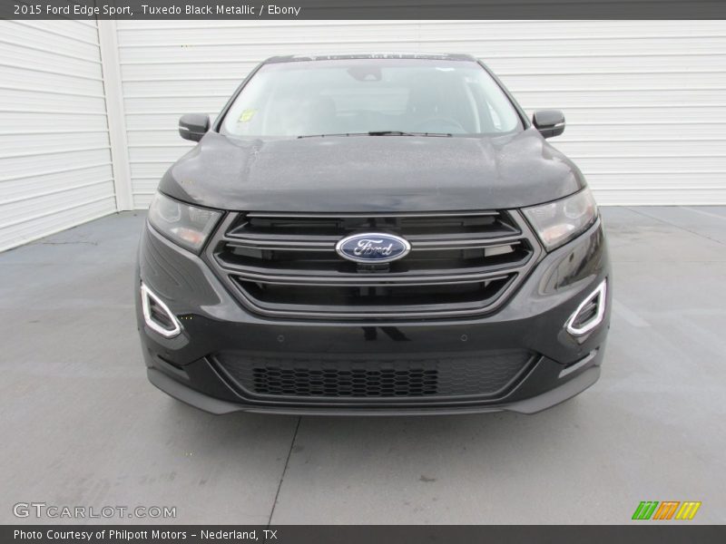 Tuxedo Black Metallic / Ebony 2015 Ford Edge Sport