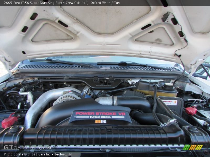 Oxford White / Tan 2005 Ford F350 Super Duty King Ranch Crew Cab 4x4