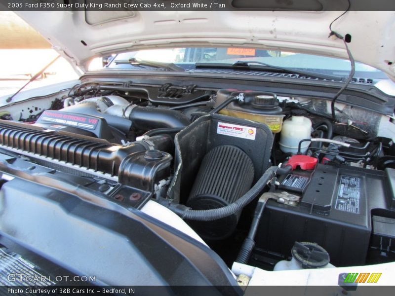 Oxford White / Tan 2005 Ford F350 Super Duty King Ranch Crew Cab 4x4