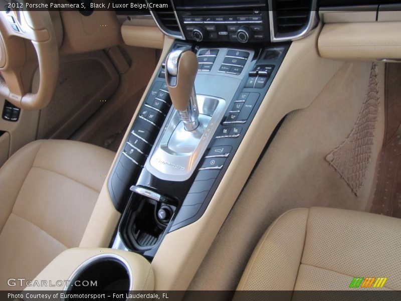 Black / Luxor Beige/Cream 2012 Porsche Panamera S