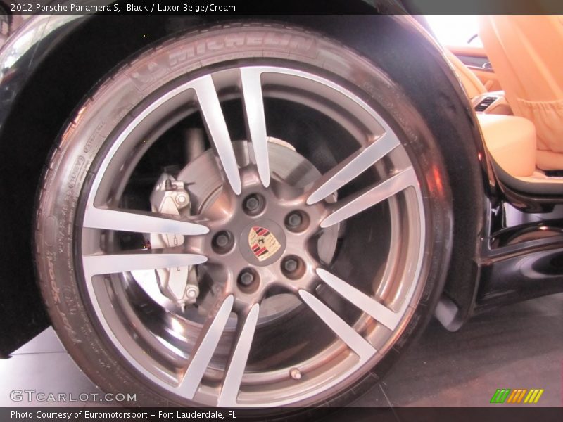 Black / Luxor Beige/Cream 2012 Porsche Panamera S