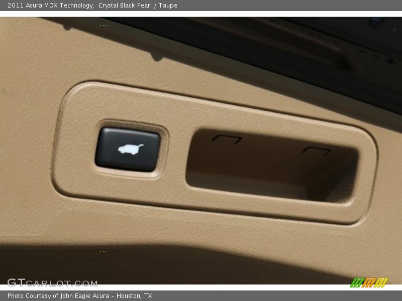 Crystal Black Pearl / Taupe 2011 Acura MDX Technology