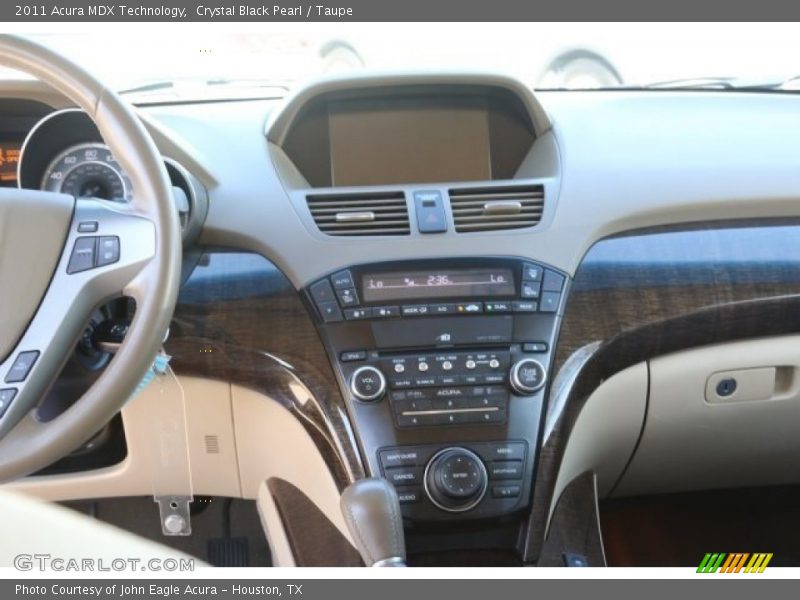 Crystal Black Pearl / Taupe 2011 Acura MDX Technology