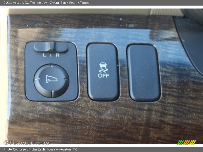 Crystal Black Pearl / Taupe 2011 Acura MDX Technology