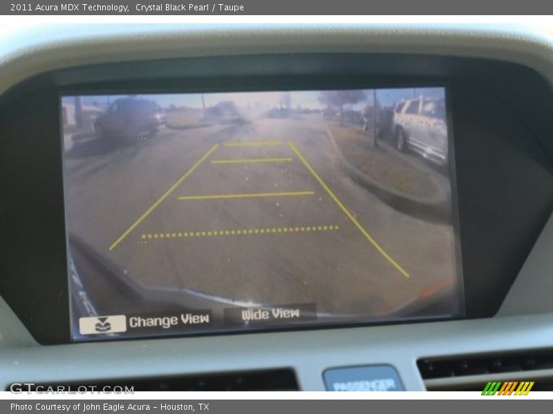 Crystal Black Pearl / Taupe 2011 Acura MDX Technology