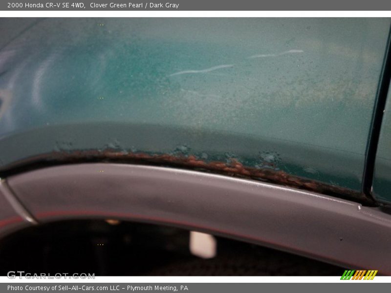 Clover Green Pearl / Dark Gray 2000 Honda CR-V SE 4WD