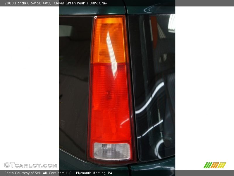 Clover Green Pearl / Dark Gray 2000 Honda CR-V SE 4WD