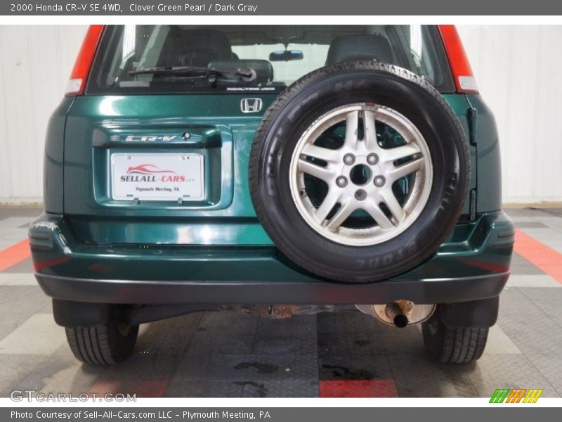 Clover Green Pearl / Dark Gray 2000 Honda CR-V SE 4WD