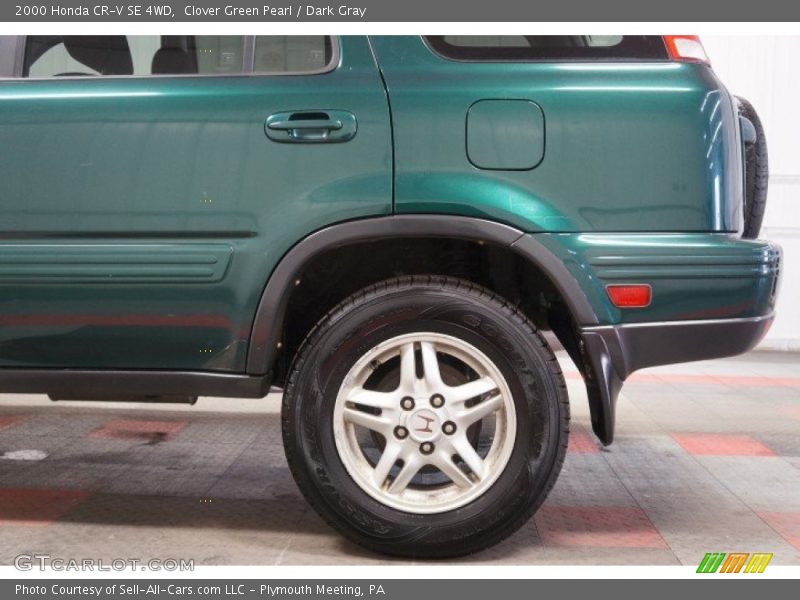 Clover Green Pearl / Dark Gray 2000 Honda CR-V SE 4WD