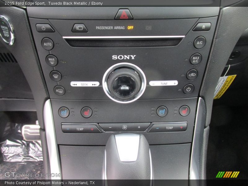 Tuxedo Black Metallic / Ebony 2015 Ford Edge Sport