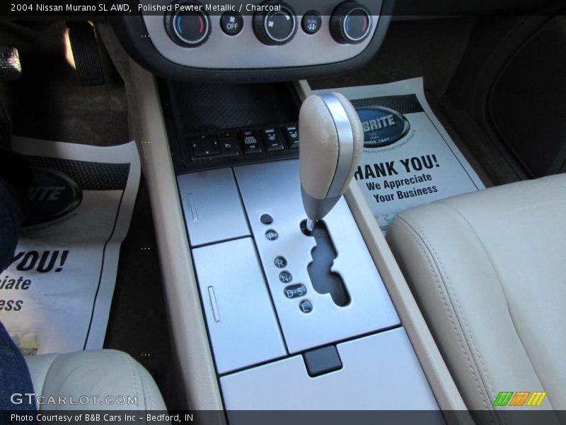 Polished Pewter Metallic / Charcoal 2004 Nissan Murano SL AWD