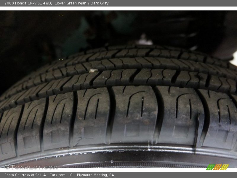 Clover Green Pearl / Dark Gray 2000 Honda CR-V SE 4WD