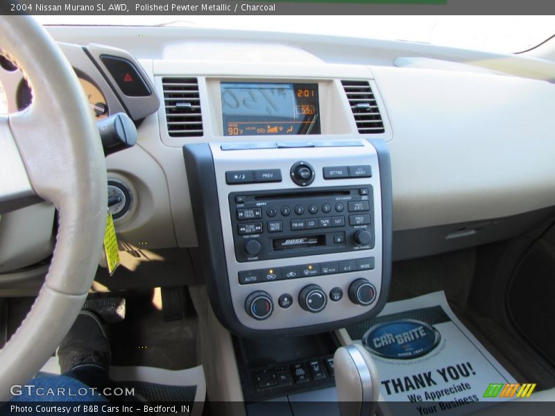 Polished Pewter Metallic / Charcoal 2004 Nissan Murano SL AWD
