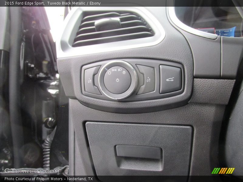 Tuxedo Black Metallic / Ebony 2015 Ford Edge Sport