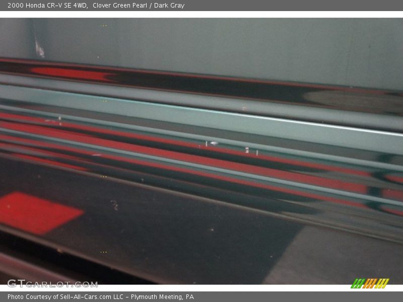 Clover Green Pearl / Dark Gray 2000 Honda CR-V SE 4WD