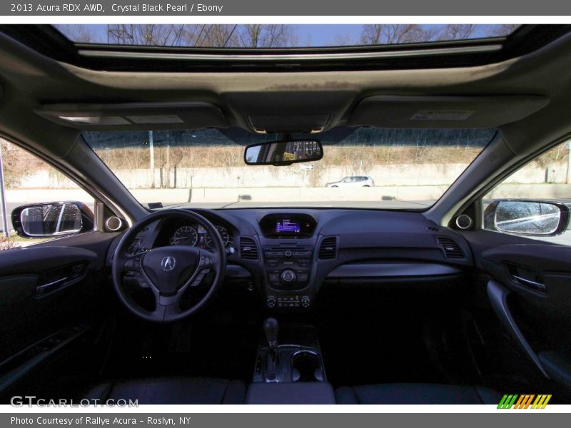 Crystal Black Pearl / Ebony 2013 Acura RDX AWD