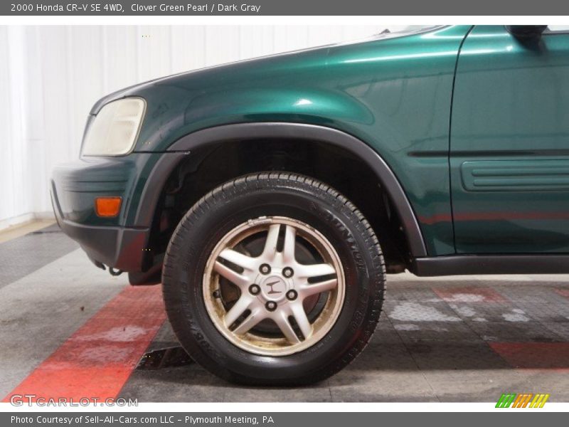 Clover Green Pearl / Dark Gray 2000 Honda CR-V SE 4WD