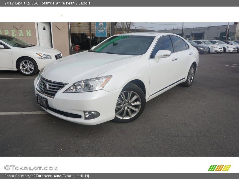 Starfire White Pearl / Saddle 2012 Lexus ES 350