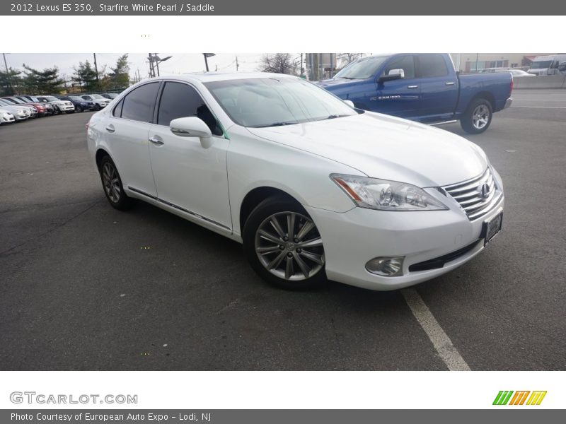 Starfire White Pearl / Saddle 2012 Lexus ES 350