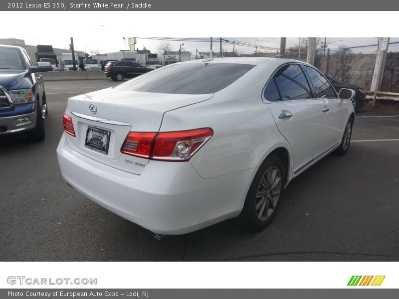 Starfire White Pearl / Saddle 2012 Lexus ES 350