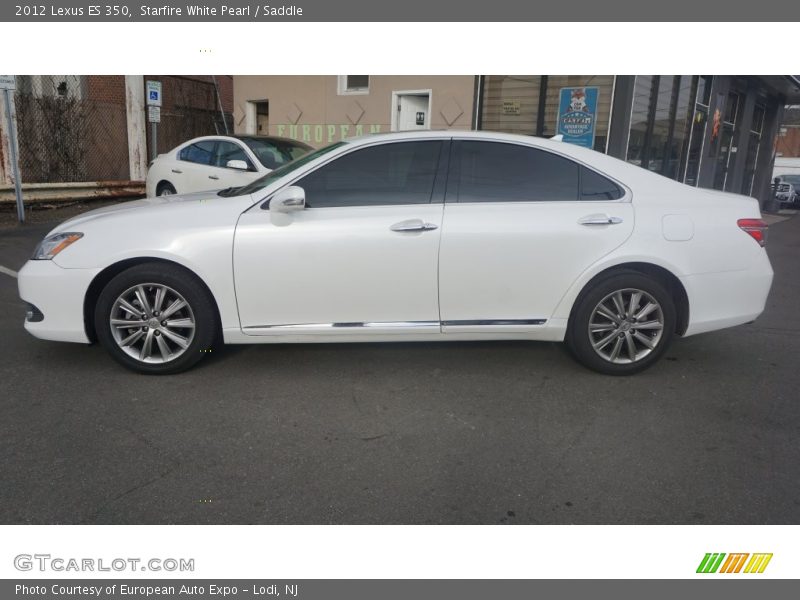 Starfire White Pearl / Saddle 2012 Lexus ES 350