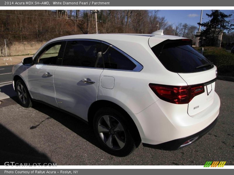 White Diamond Pearl / Parchment 2014 Acura MDX SH-AWD
