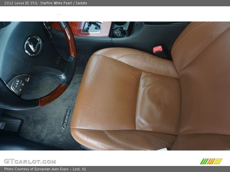 Starfire White Pearl / Saddle 2012 Lexus ES 350
