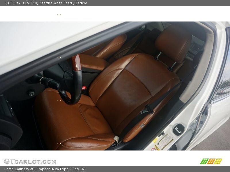 Starfire White Pearl / Saddle 2012 Lexus ES 350
