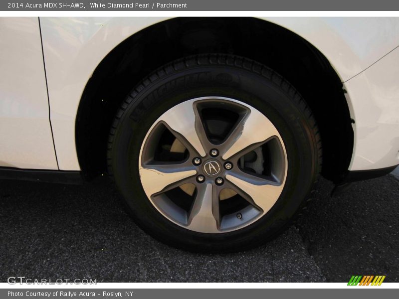 White Diamond Pearl / Parchment 2014 Acura MDX SH-AWD