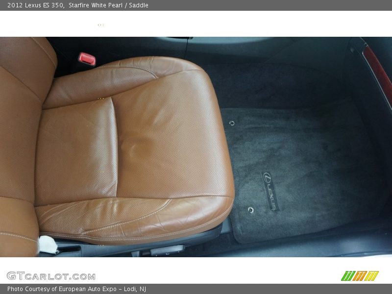 Starfire White Pearl / Saddle 2012 Lexus ES 350