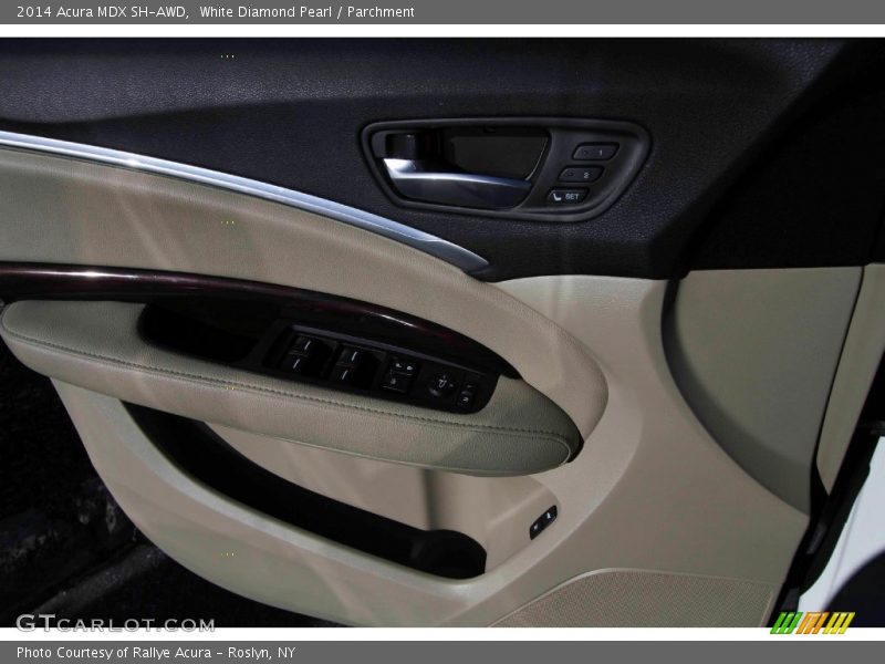 White Diamond Pearl / Parchment 2014 Acura MDX SH-AWD