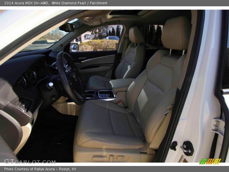 White Diamond Pearl / Parchment 2014 Acura MDX SH-AWD