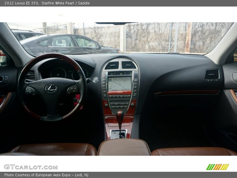 Starfire White Pearl / Saddle 2012 Lexus ES 350